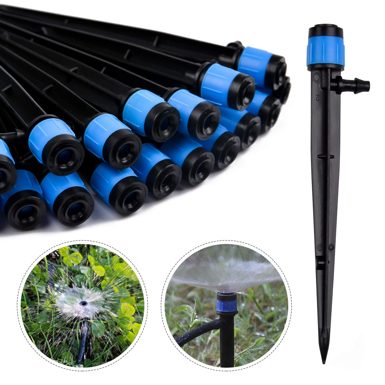 Drip Emitters Adjustable 360 Micro - 30PCS Irrigation Drippers Drip Emitters, Micro