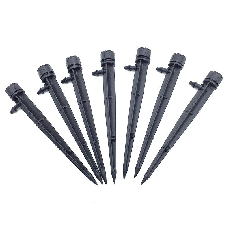 Drip Emitters Adjustable 360 Micro - 6PCS Black Adjustable Irrigation Drippers 360