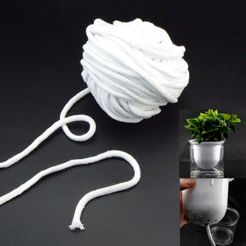 Drip Irrigation System Automatic Kit - Self Watering Cotton Wick Rope 3mm