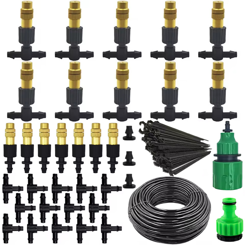 Mist Cooling System Outdoor Patio 15M - 5M-20M Outdoor Misting Cooling System Garden