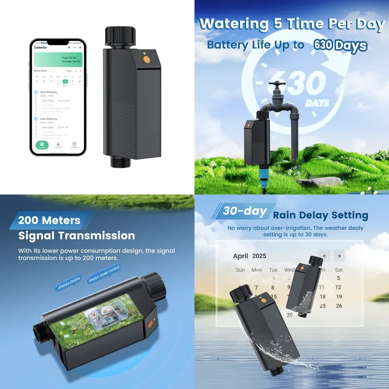 Wifi Water Timer Hose Faucet Smart - Smart Garden Sprinkler Water Timer WiFi