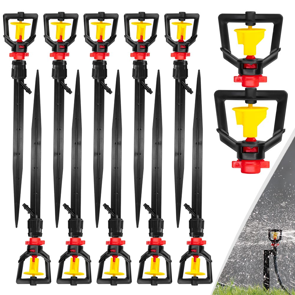 Drip Emitters Adjustable 360 Micro - 5PCS 360° Rotary Micro Sprinkler Garden