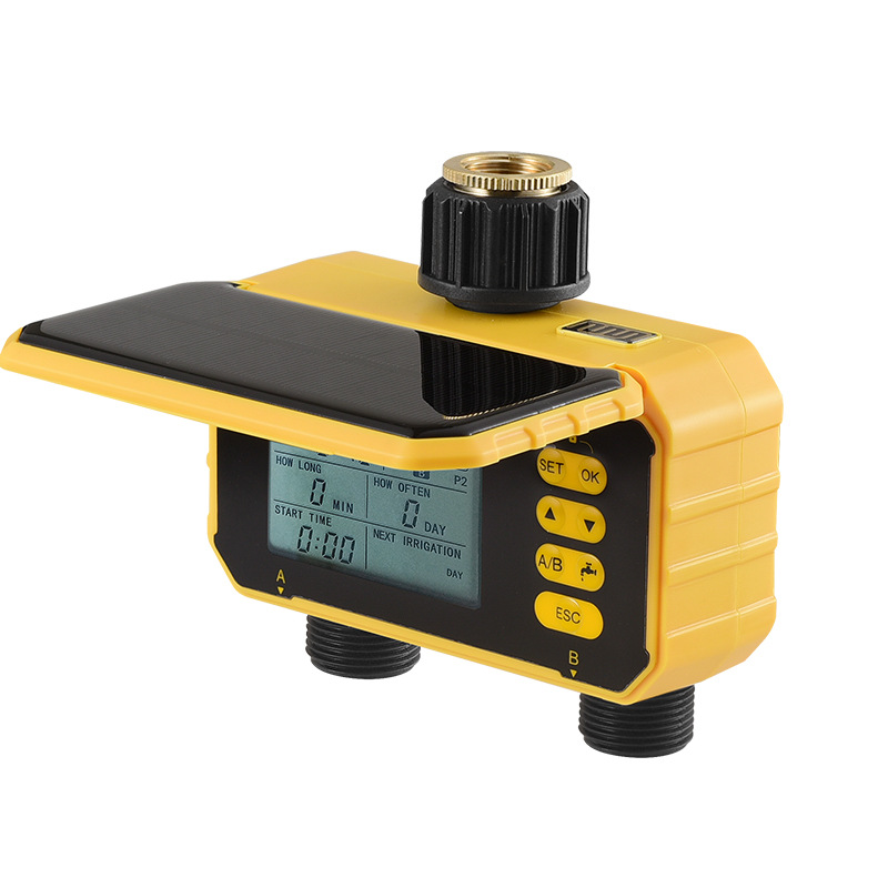 Rain Sensor For Irrigation Timer - 2Way Automatic Watering Timer Solar Programmable