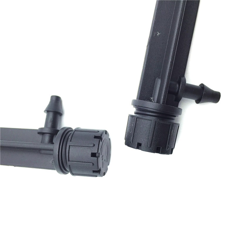 6PCS Black Adjustable Irrigati - Drip Emitters Adjustable 360 Micro recension och pris