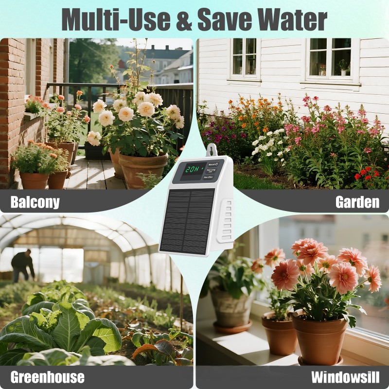 【CHRISTMAS 】Solar Powered Auto - Solar Drip Irrigation Kit Garden recension och pris