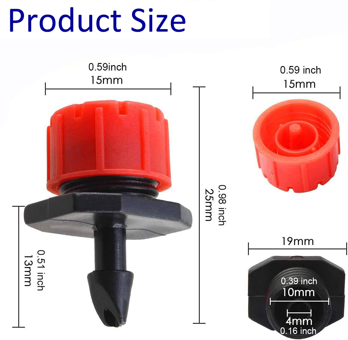 Adjustable Irrigation Drippers - Drip Emitters Adjustable 360 Micro recension och pris