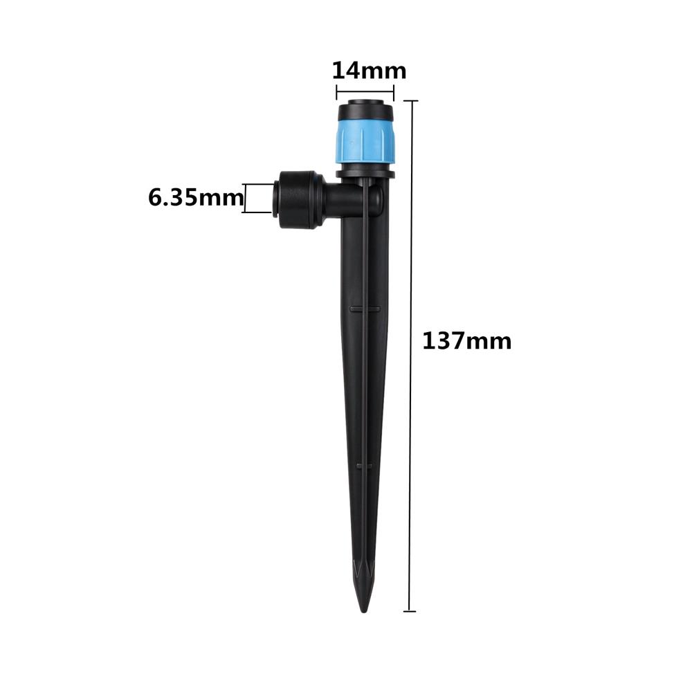 10/20Pcs 1/4 Inch Adjustable D - Drip Emitters Adjustable 360 Micro recension och pris