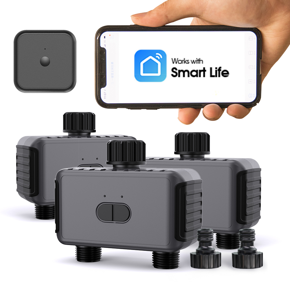 WiFi Bluetooth-compatible 2 Ou - Wifi Water Timer Hose Faucet Smart recension och pris