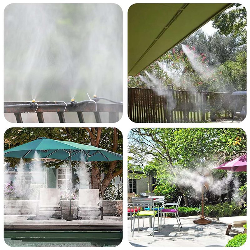 AB66-2X Misting Cooling System - Mist Cooling System Outdoor Patio 15M recension och pris
