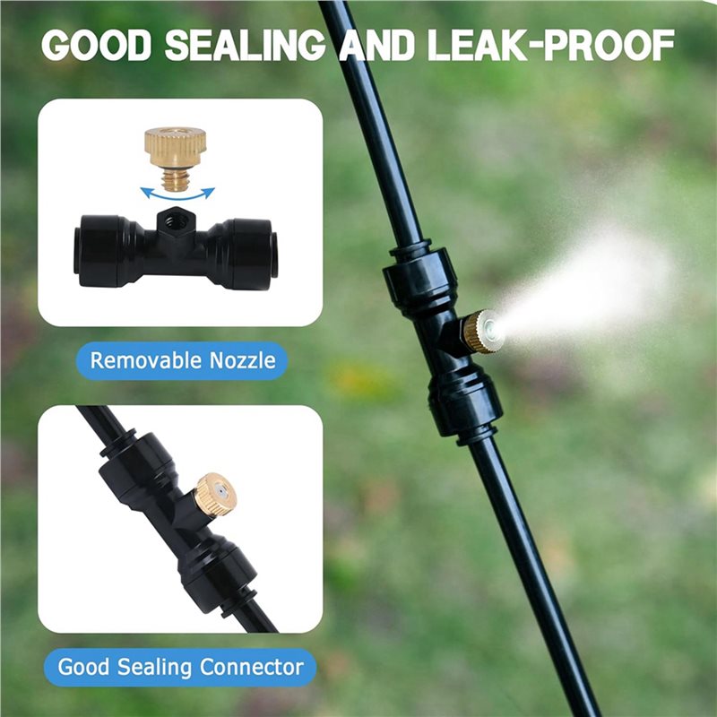 AB66-2X Misting Cooling System - Mist Cooling System Outdoor Patio 15M recension och pris