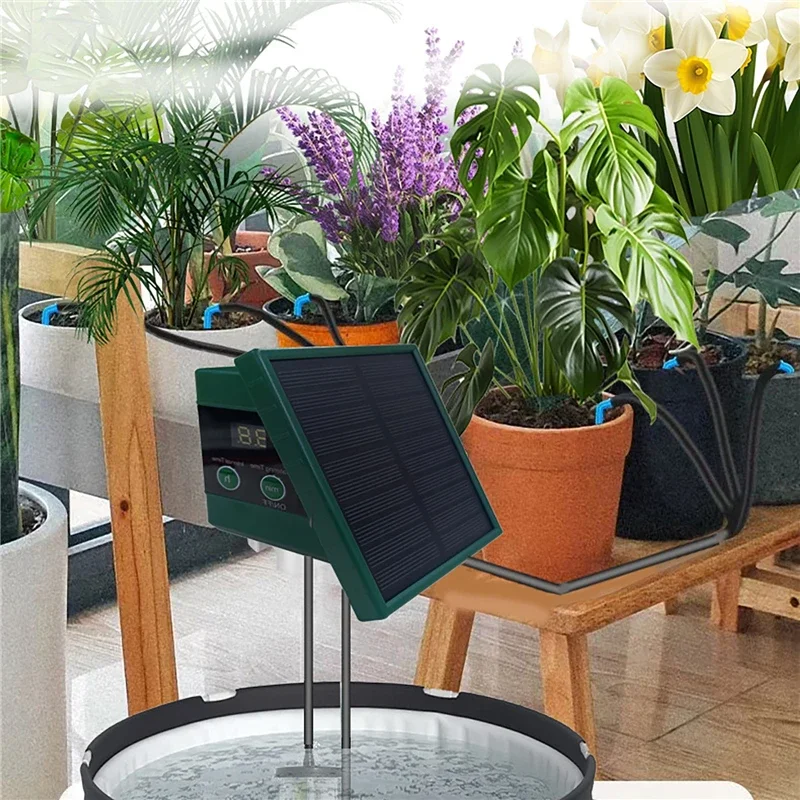 Solar Irrigation System Timed  - Solar Drip Irrigation Kit Garden recension och pris