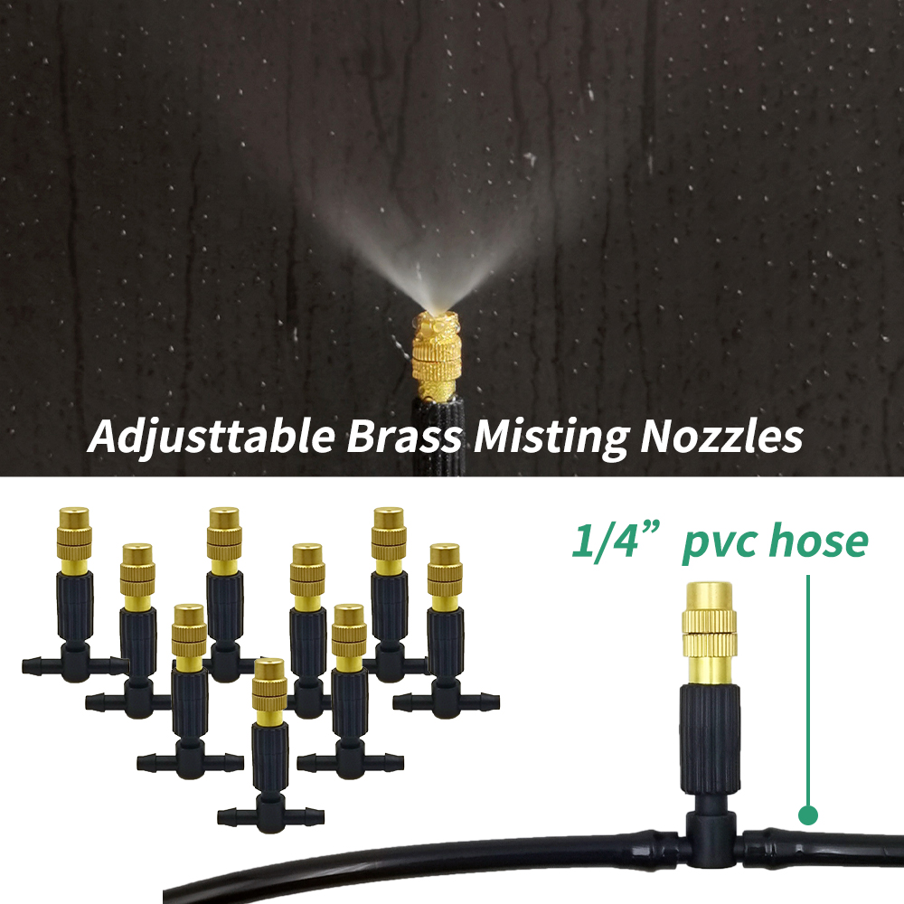 5M-30M Outdoor Misting Cooling - Mist Cooling System Outdoor Patio 15M recension och pris