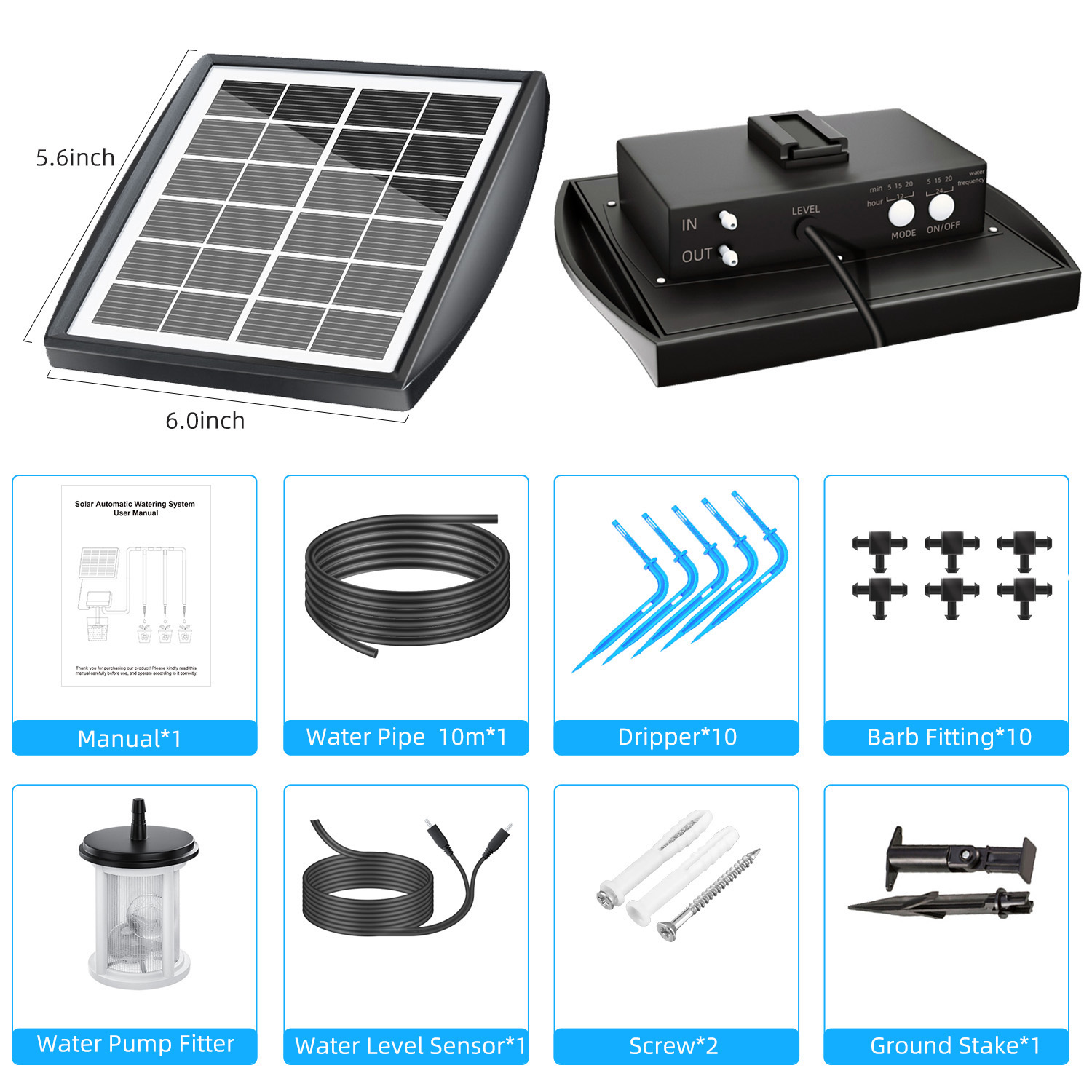 Solar Pump for Irrigation Auto - Automatic Watering Pump Indoor Plants recension och pris