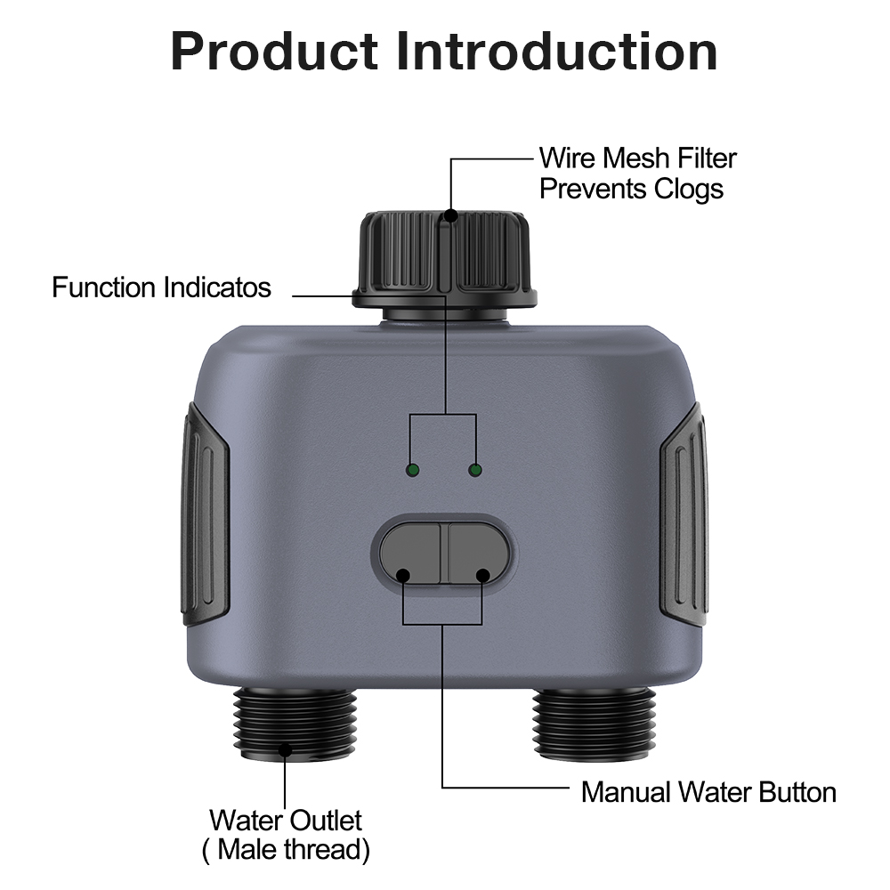 Tuya Zigbee/Bluetooth Water Ti - Tuya Zigbee Garden Irrigation Controller recension och pris