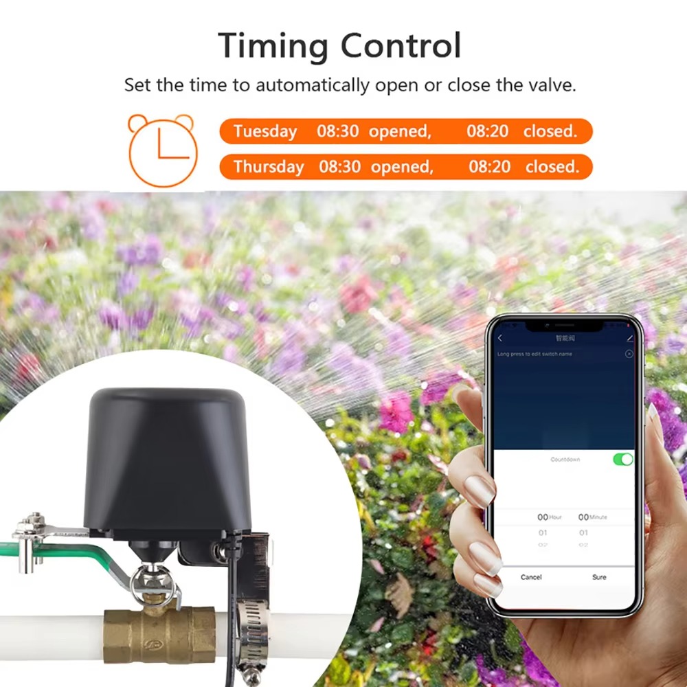 Tuya Zigbee or Wifi Water Valv - Tuya Zigbee Garden Irrigation Controller recension och pris