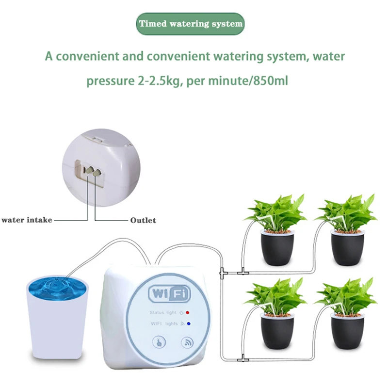 Wifi Garden Automatic Drip Irr - Automatic Watering Pump Indoor Plants recension och pris