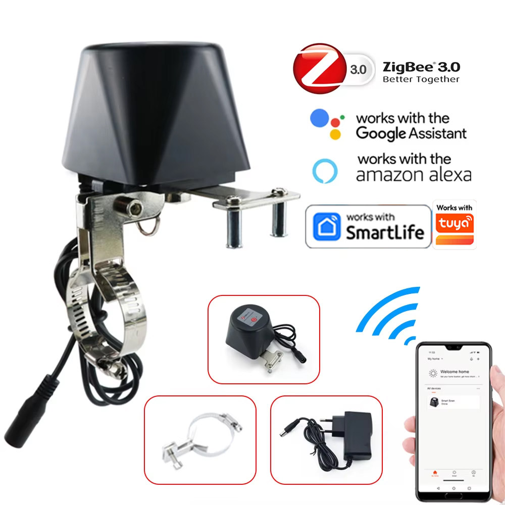 Zigbee Smart Gas Valve WIFI Ga - Tuya Zigbee Garden Irrigation Controller recension och pris