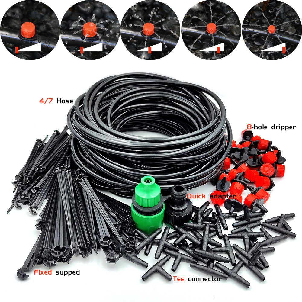 Greenhouse 15M-30M DIY Drip Ir - Drip Irrigation System Automatic Kit recension och pris