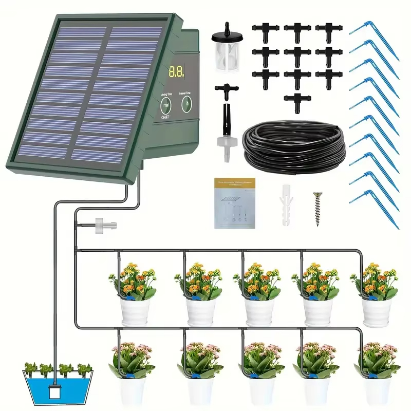 New DIY Square Solar Drip Irri - Rain Sensor For Irrigation Timer recension och pris