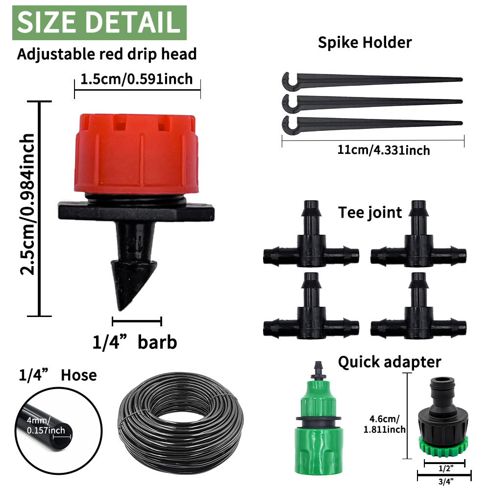 Automatic Drip Irrigation Kit  - Drip Irrigation System Automatic Kit recension och pris