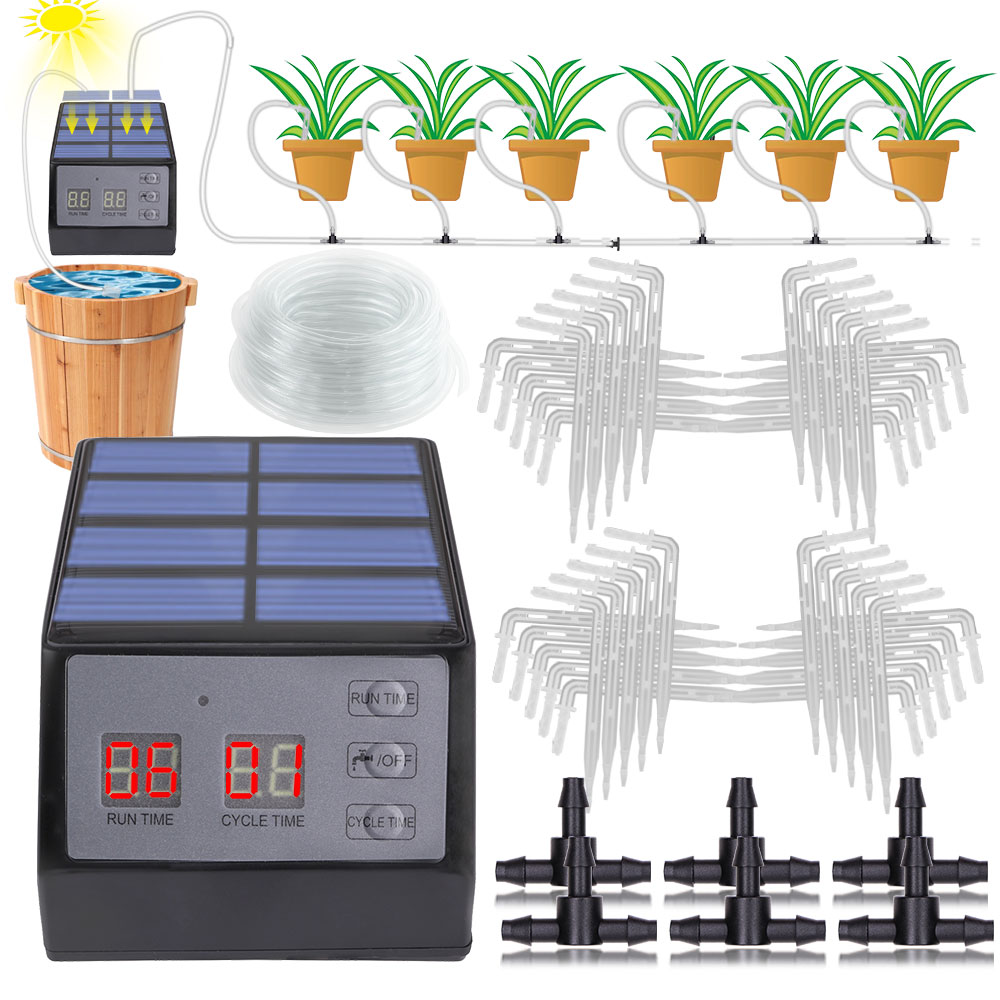 Solar Power Timer Automatic Dr - Solar Drip Irrigation Kit Garden recension och pris