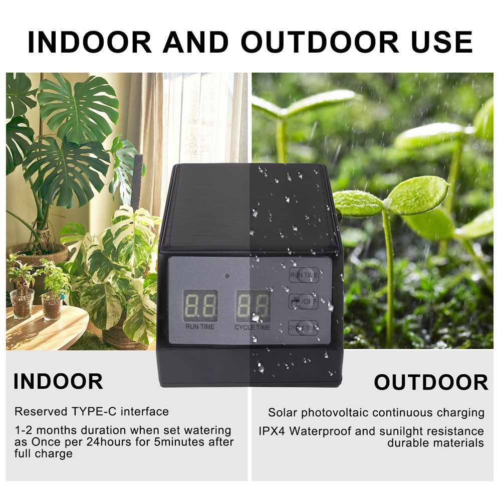 Solar Power Timer Automatic Dr - Solar Drip Irrigation Kit Garden recension och pris