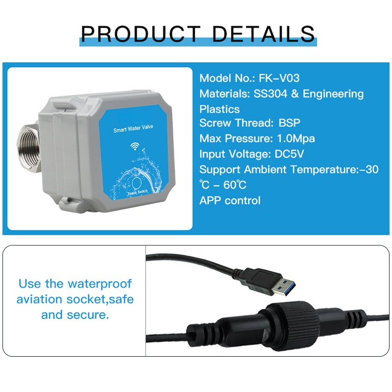 DN20/DN25 Smart-Water Valve Wi - Wifi Water Timer Hose Faucet Smart recension och pris