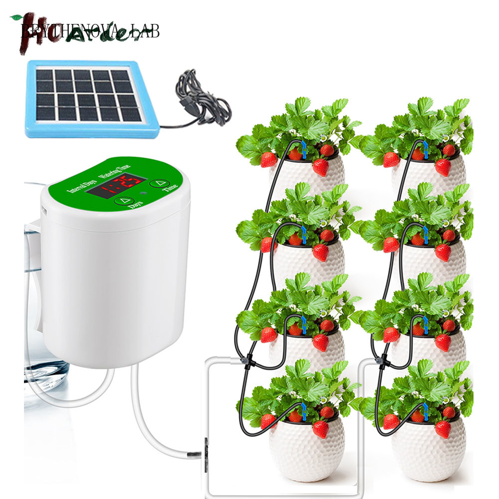 Pump Intelligent Drip Irrigati - Solar Drip Irrigation Kit Garden recension och pris