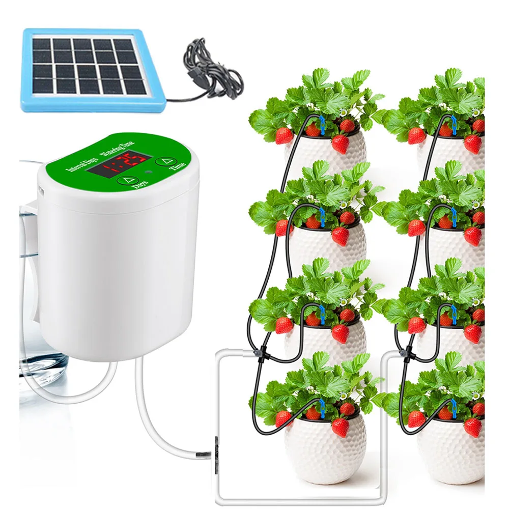 Pump Intelligent Drip Irrigati - Solar Drip Irrigation Kit Garden recension och pris