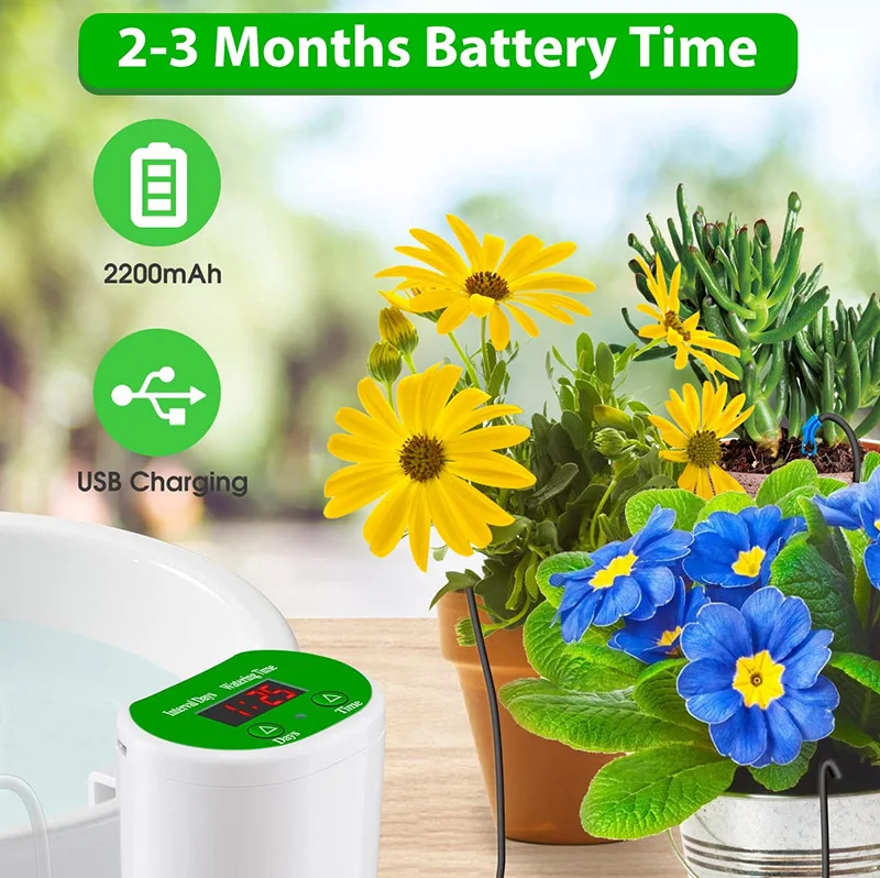 Pump Intelligent Drip Irrigati - Solar Drip Irrigation Kit Garden recension och pris