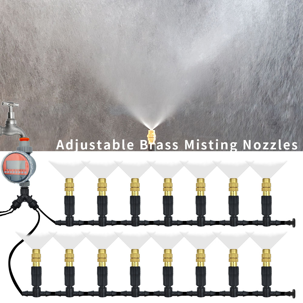 5M-30M Outdoor Misting Cooling - Mist Cooling System Outdoor Patio 15M recension och pris