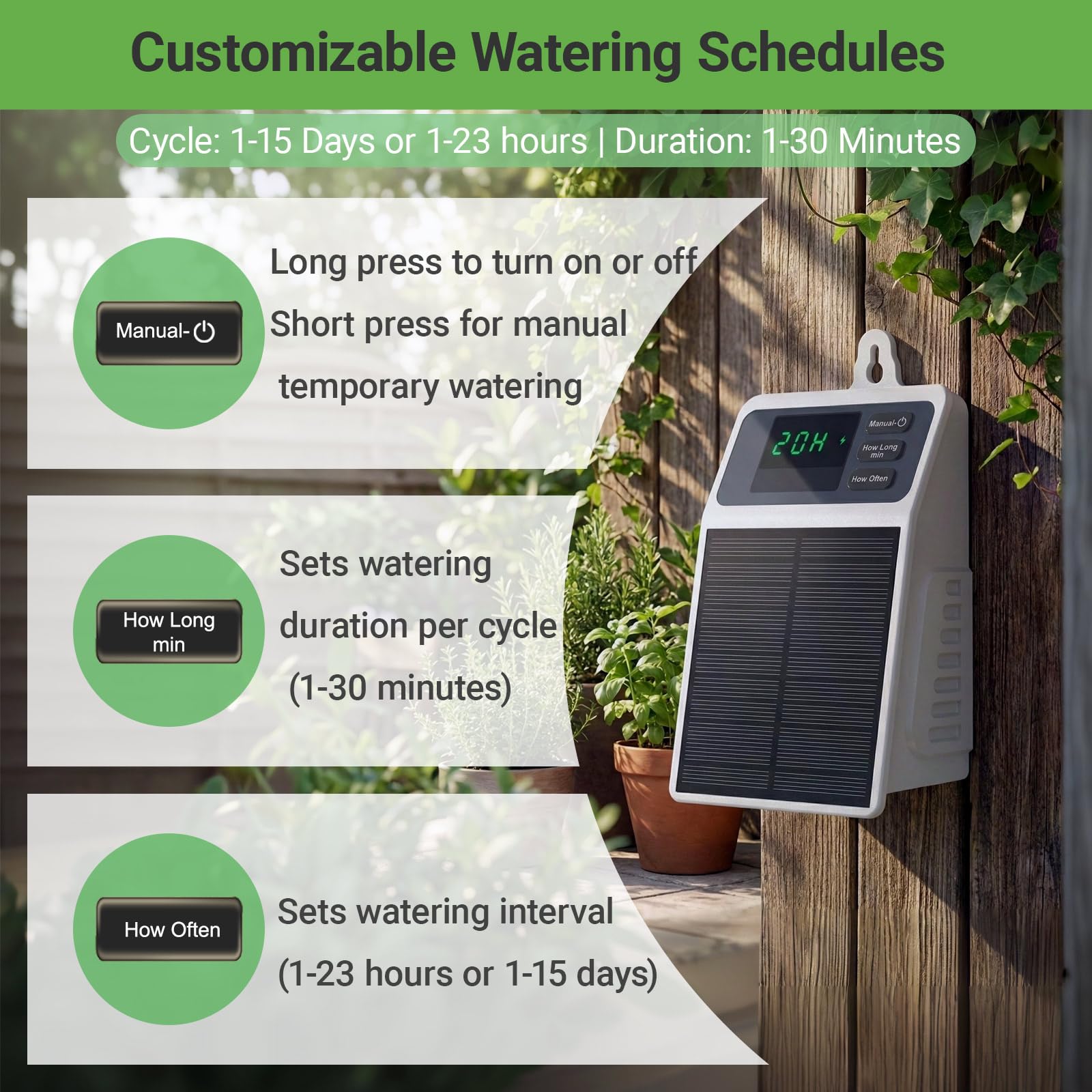 Upgraded Solar Drip Irrigation - Solar Drip Irrigation Kit Garden recension och pris