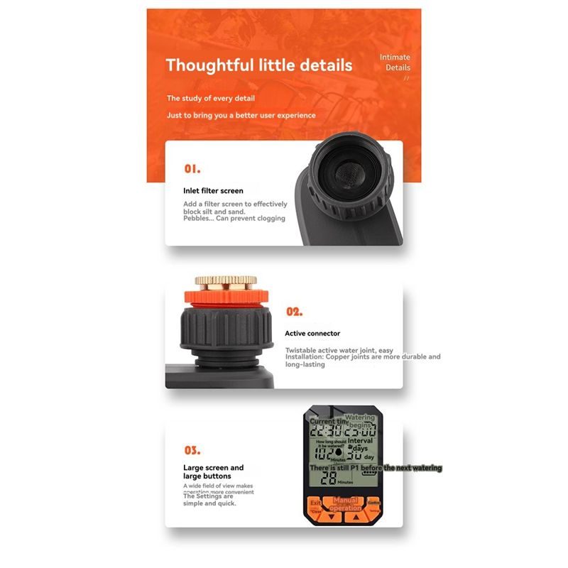 ABJI-Atomizer Nozzles 4/7Mm 1/ - Mist Cooling System Outdoor Patio 15M recension och pris