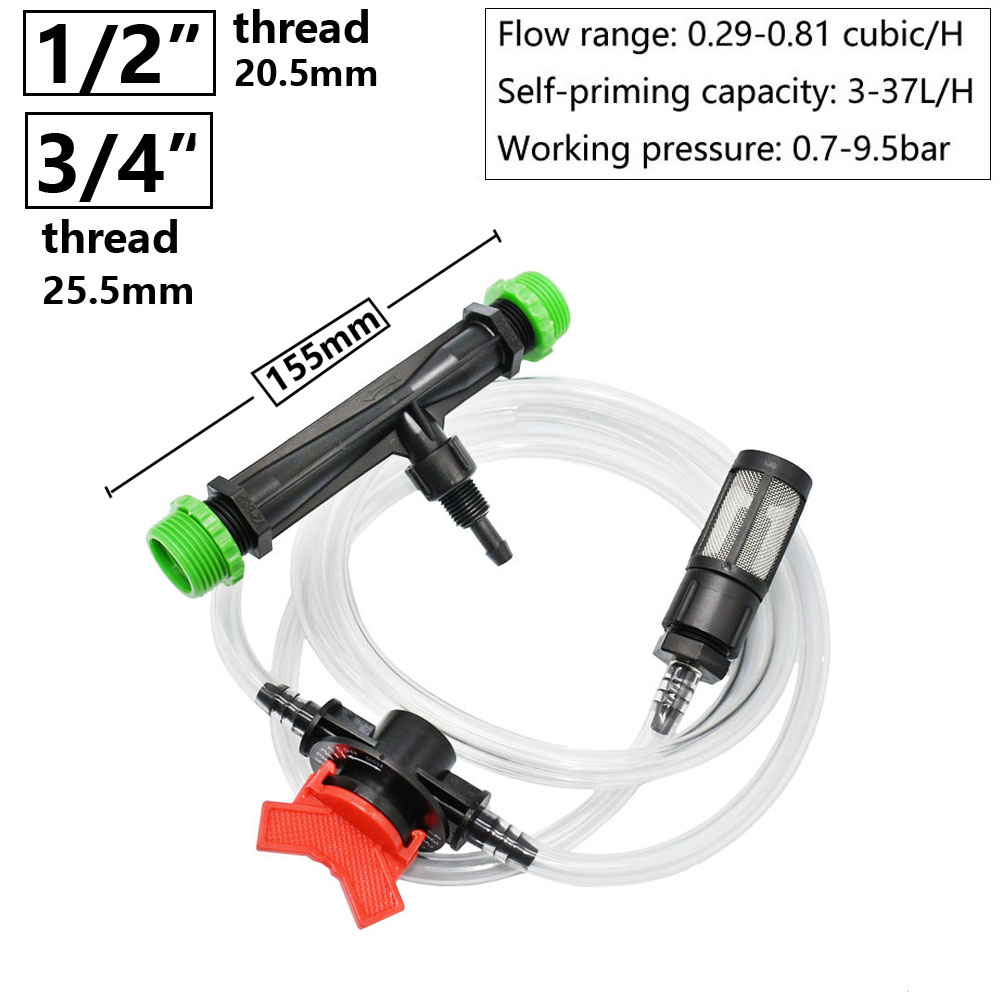 Venturi Fertilization System 1 - Fertilizer Injector Venturi 3/4 Inch recension och pris