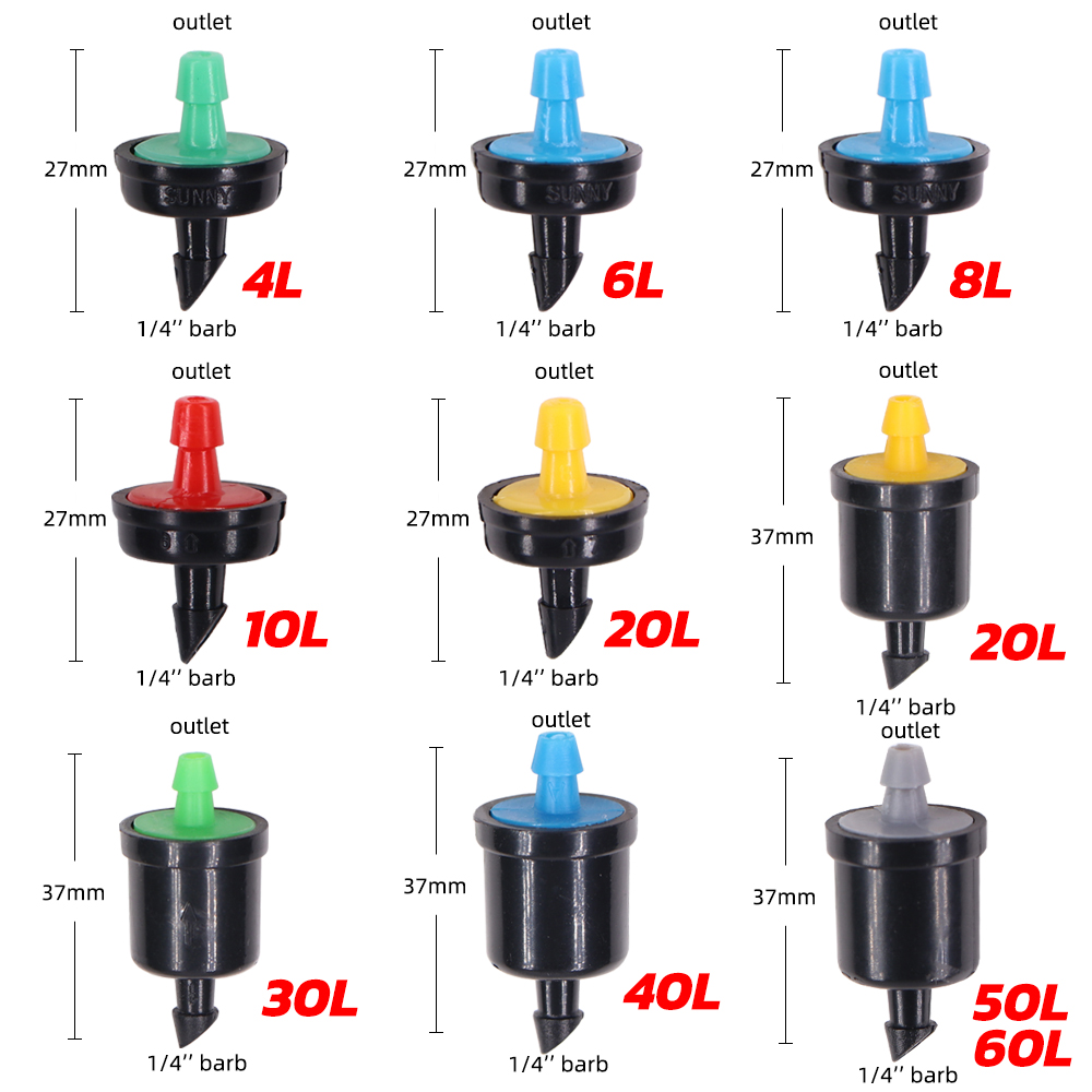 10-15PCS Greenhouse Watering M - Drip Emitters Adjustable 360 Micro recension och pris