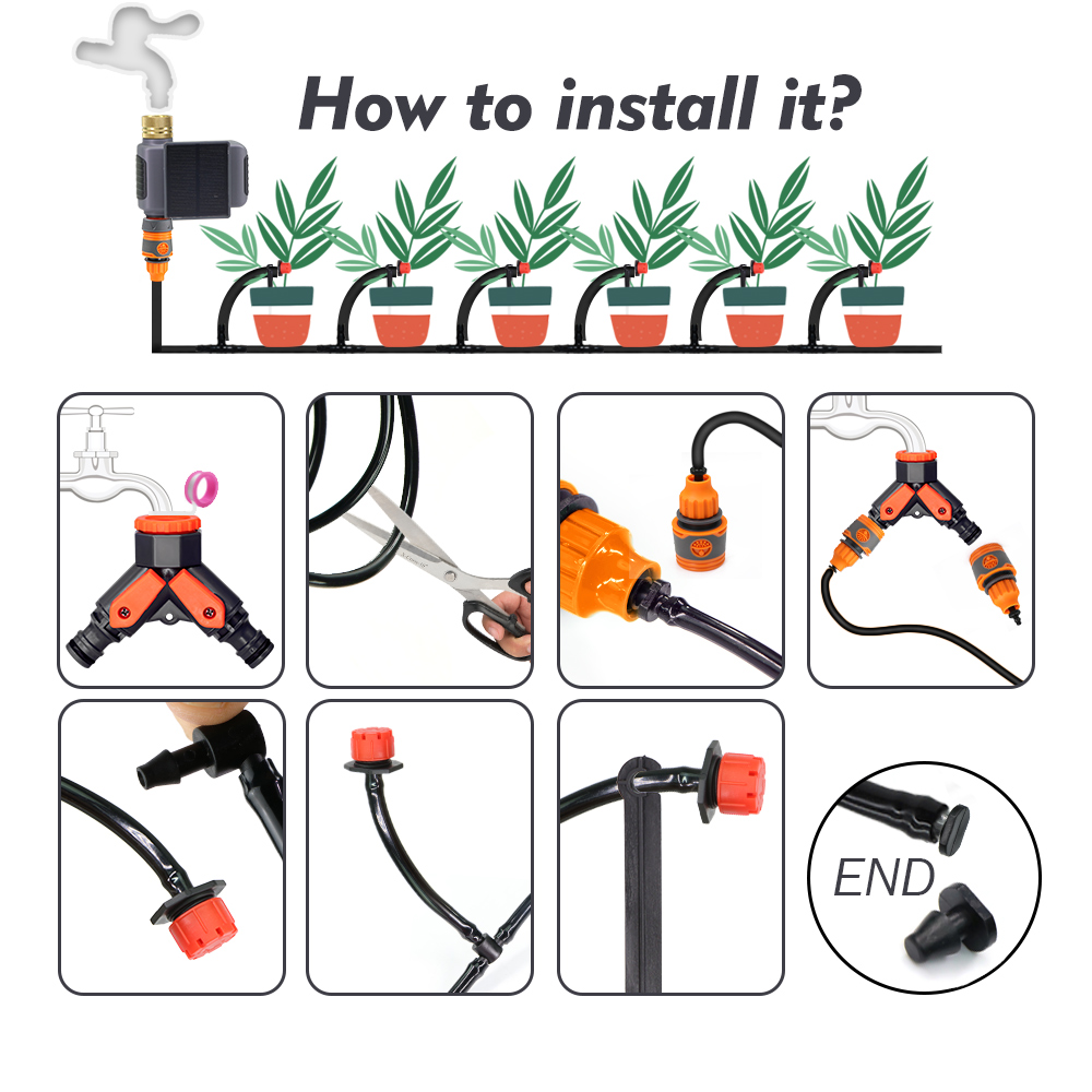 Smart App Remote Drip Irrigati - Solar Drip Irrigation Kit Garden recension och pris