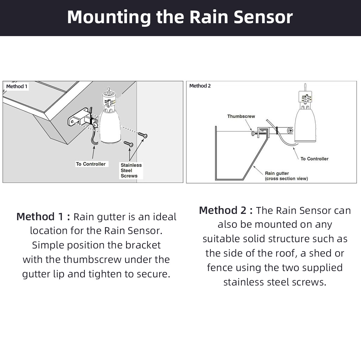 Mini Rain Sensor Automatically - Rain Sensor For Irrigation Timer recension och pris