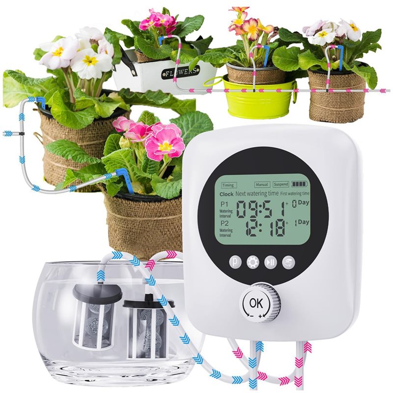 ABYN-Vacation Plant Watering D - Automatic Watering Pump Indoor Plants recension och pris