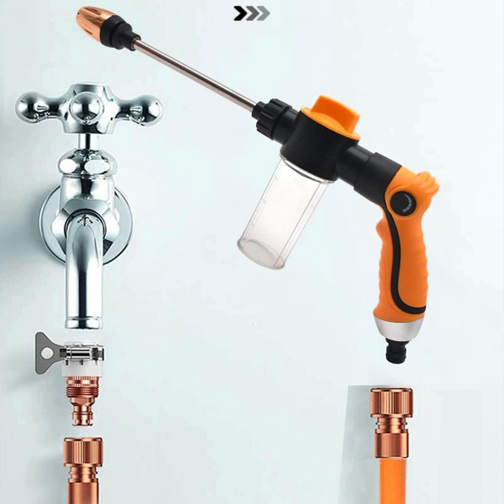 Garden Hose Nozzle Heavy Duty  - Garden Watering Wand Aluminum Spray recension och pris