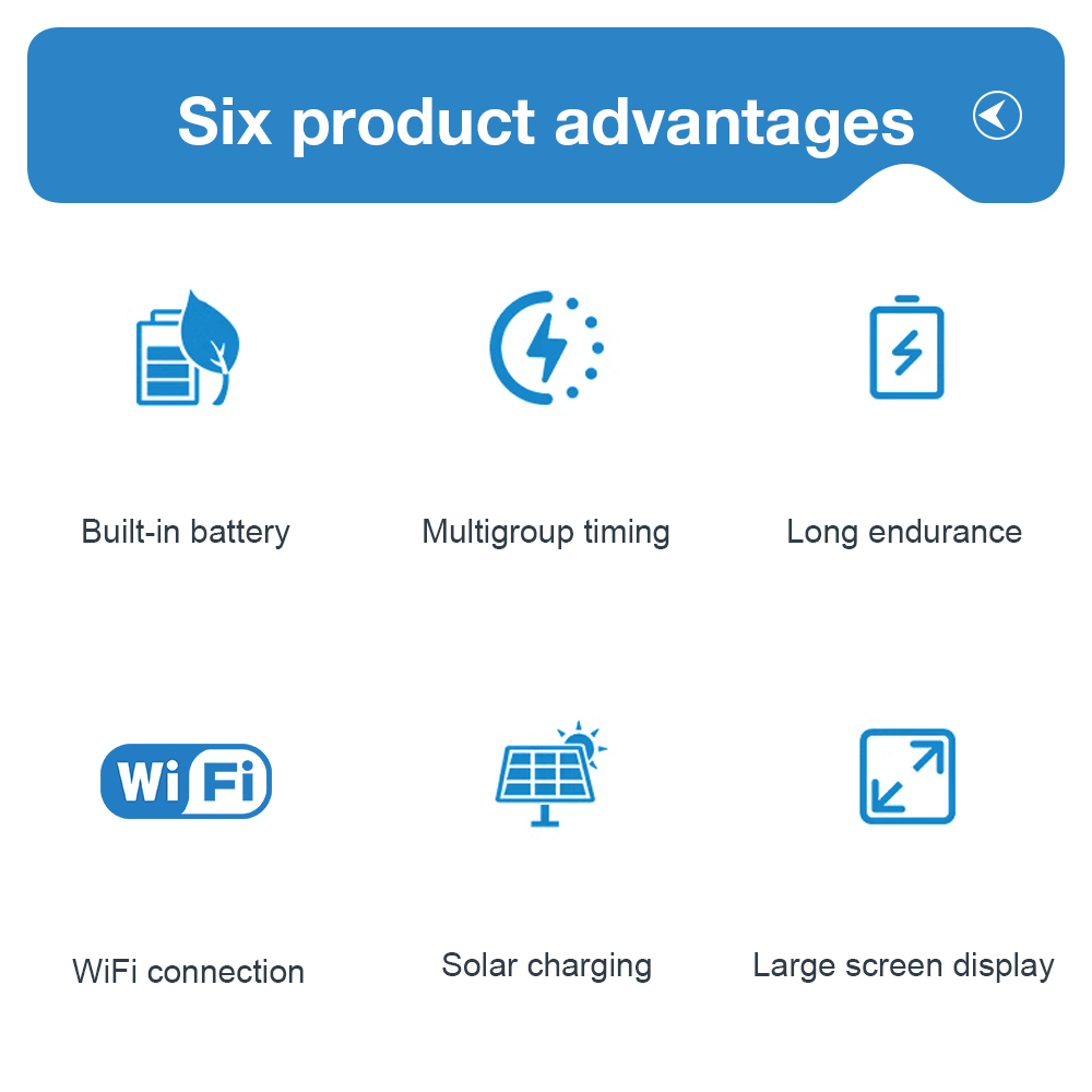 Solar Irrigation Watering Syst - Wifi Water Timer Hose Faucet Smart recension och pris
