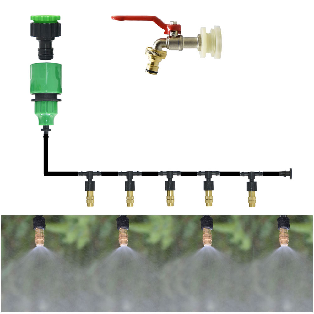 5M-30M Outdoor Misting Cooling - Mist Cooling System Outdoor Patio 15M recension och pris