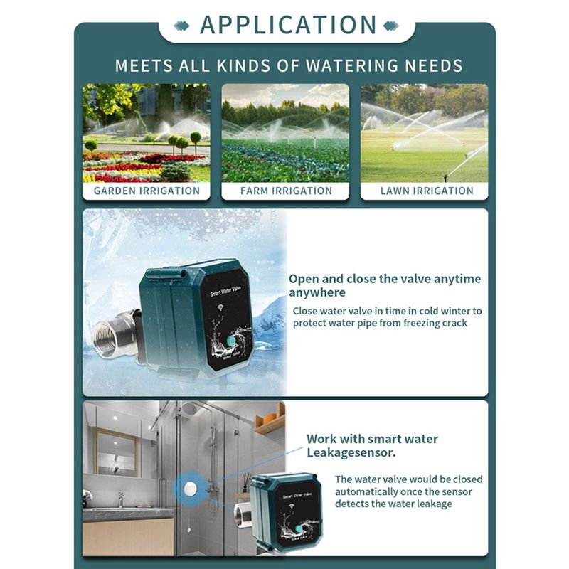 B50C Tuya Smart Zigbee Electri - Tuya Zigbee Garden Irrigation Controller recension och pris