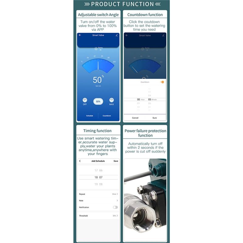 B50C Tuya Smart Zigbee Electri - Tuya Zigbee Garden Irrigation Controller recension och pris