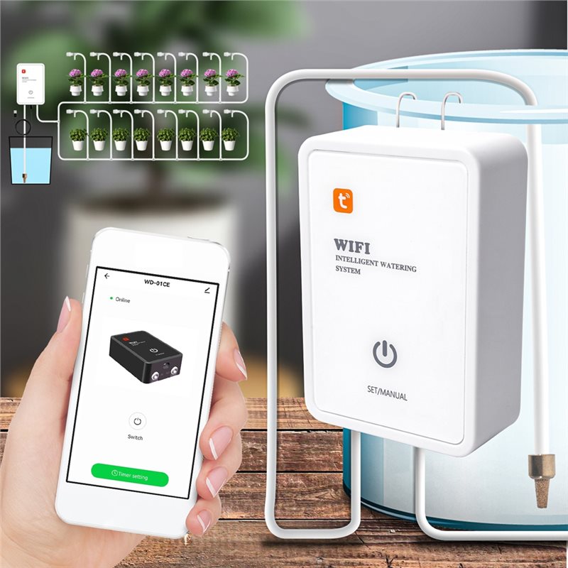 ABMR-Tuya Smart Wifi Garden Co - Drip Irrigation System Automatic Kit recension och pris