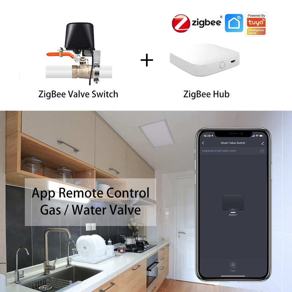 ZigBee Water/Gas Valve Remote  - Tuya Zigbee Garden Irrigation Controller recension och pris