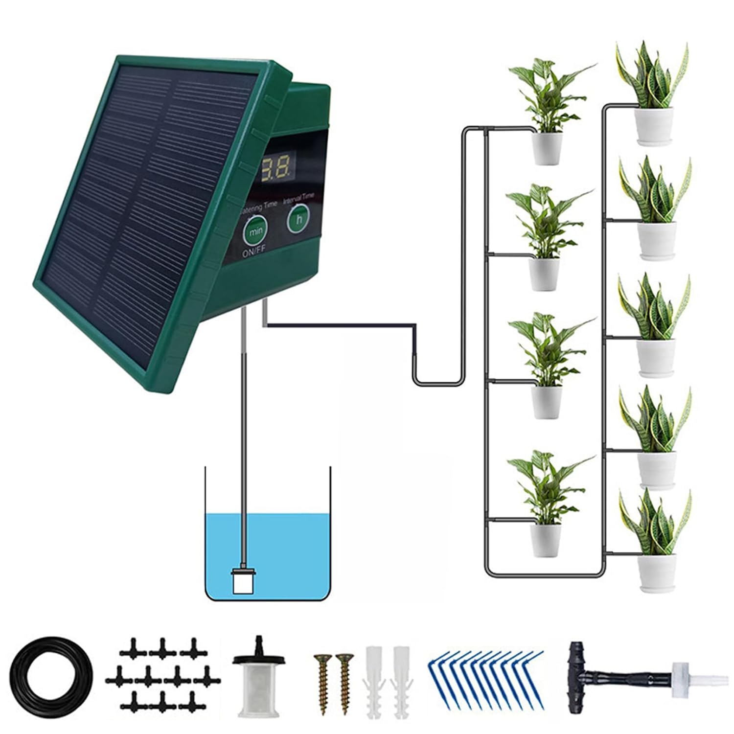1pc DIY Solar-Powered Automati - Rain Sensor For Irrigation Timer recension och pris