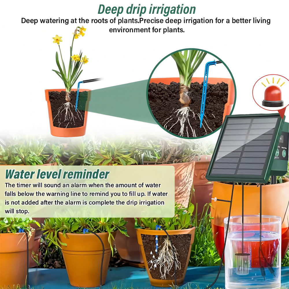 1pc DIY Solar-Powered Automati - Rain Sensor For Irrigation Timer recension och pris