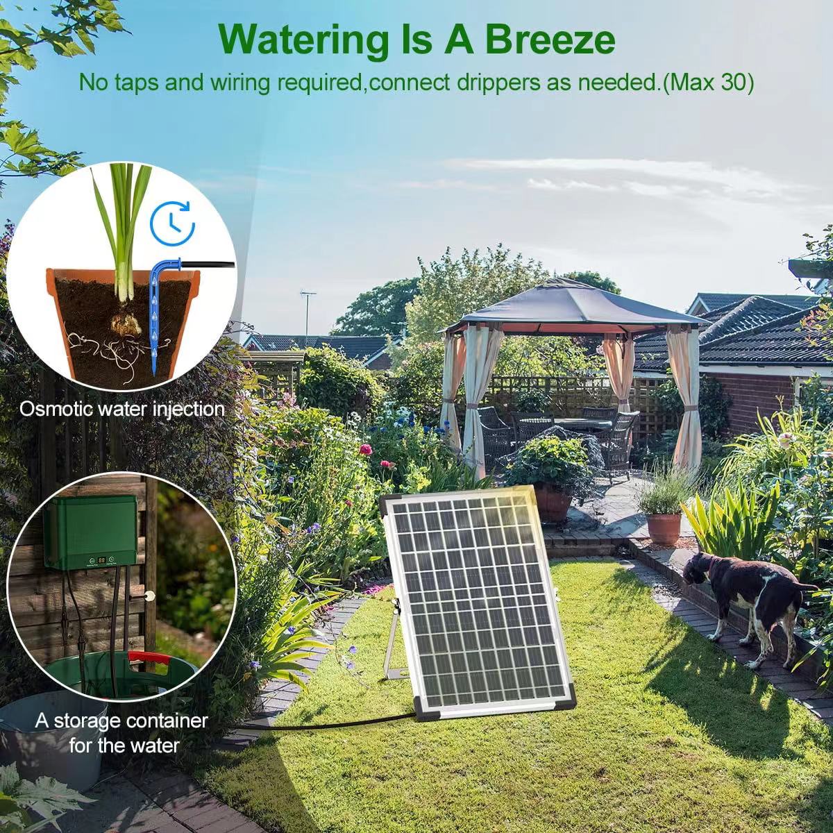 Hot Product Solar Garden Autom - Solar Drip Irrigation Kit Garden recension och pris