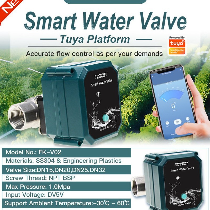 Tuya WiFi Zigbee Smart Water V - Tuya Zigbee Garden Irrigation Controller recension och pris