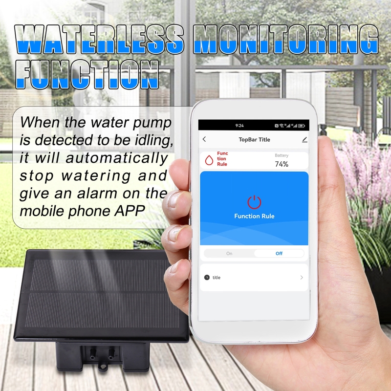 Solar Power Timer Pump Automat - Solar Drip Irrigation Kit Garden recension och pris